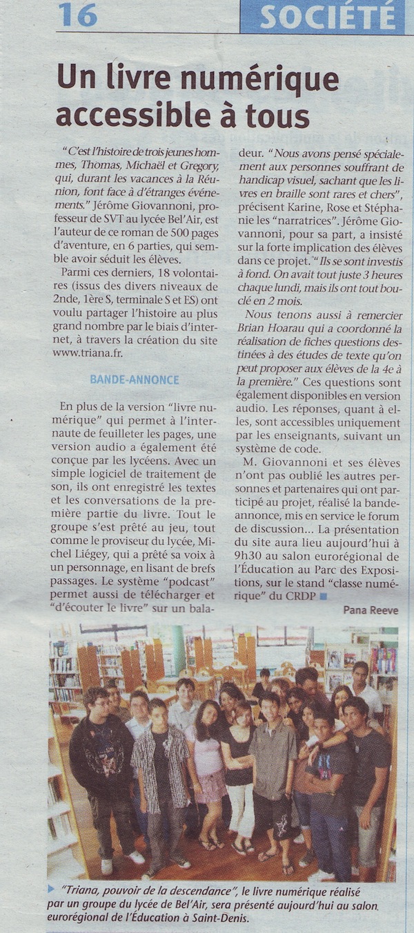 l’article du jir du 18 Novembre 2009